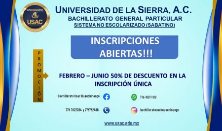 USAC Huauchinango- Promoción Bachillerato Sistema No Escolarizado